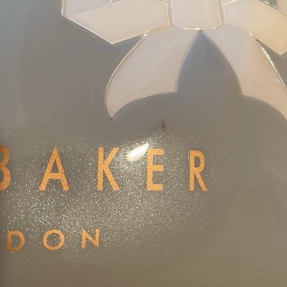 🌸Authentic Grey Frenchie Dog Ted Baker Large Icon Tote Bag with Matching Pouch - Picture 7 of 9